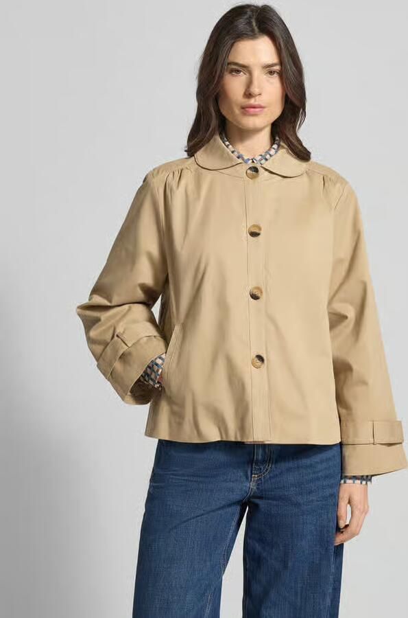LOLLYS LAUNDRY Relaxed fit Jack met platte kraag Model 'Viola' - Foto 4