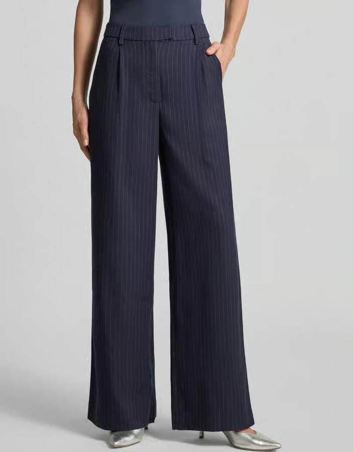 LOLLYS LAUNDRY straight fit pantalon met viscose - Foto 2
