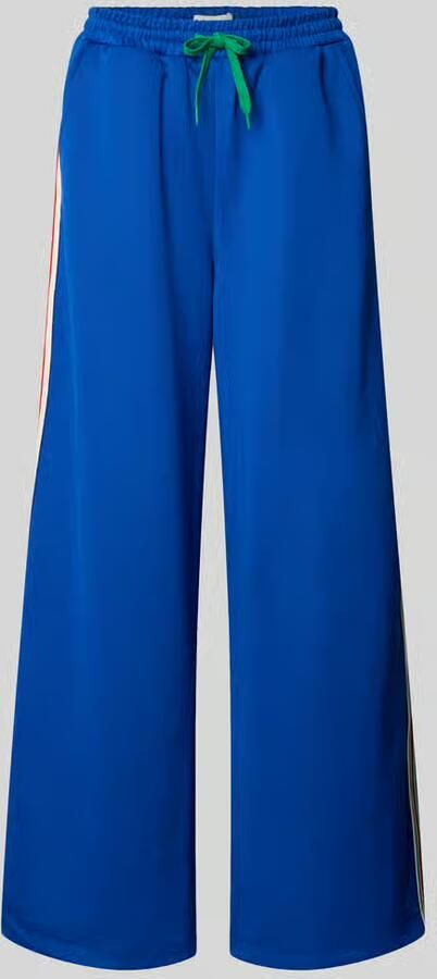 LOLLYS LAUNDRY Sweatpants met wijde pijpen en elastische band model 'Liam'