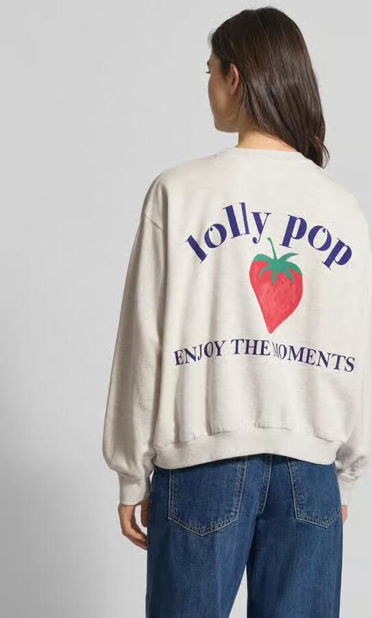 LOLLYS LAUNDRY Sweatshirt met motiefprint model 'Sydney'