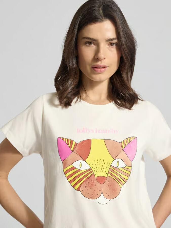 LOLLYS LAUNDRY T-shirt met motiefprint model 'Roma' - Foto 2