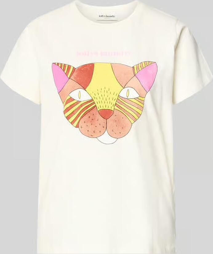 LOLLYS LAUNDRY T-shirt met motiefprint model 'Roma'