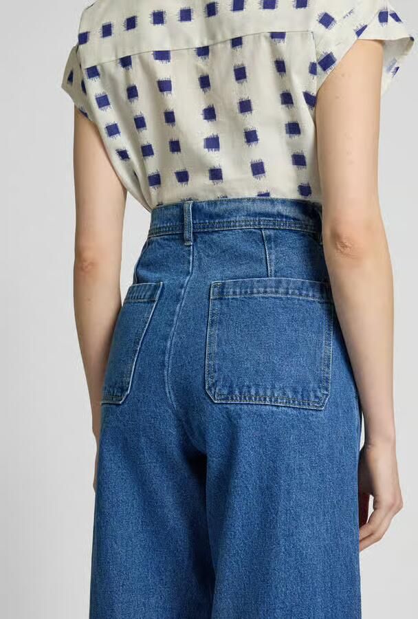 LOLLYS LAUNDRY Wide leg jeans met steekzakken model 'Florida'