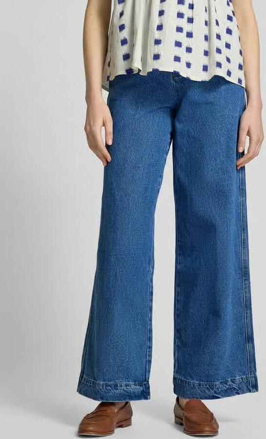 LOLLYS LAUNDRY Wide leg jeans met steekzakken model 'Florida' - Foto 2