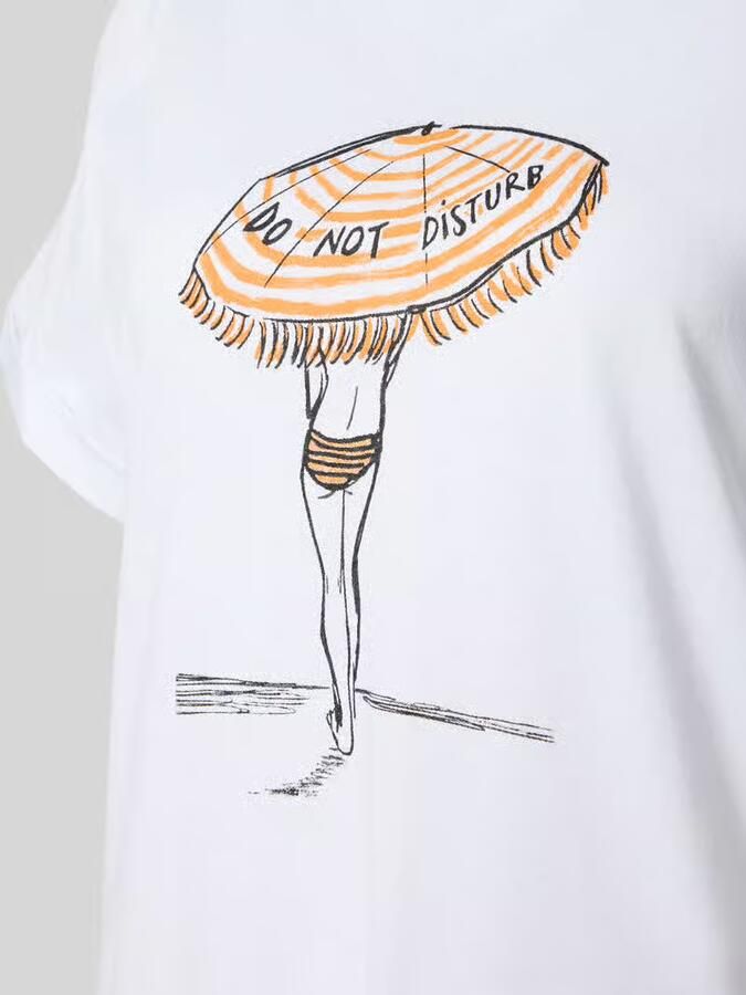 LOUIS & LOUISA Oversized nachthemd met motiefprint model 'Sommerliebe'