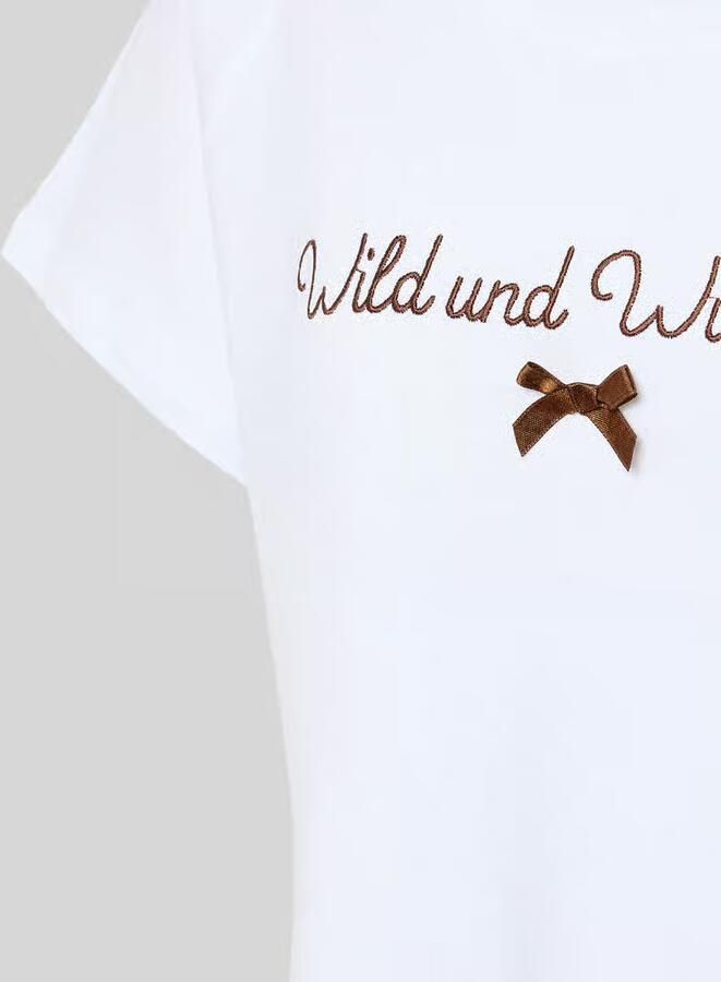 LOUIS & LOUISA Pyjama met stitching model 'Wild und Wunderbar'