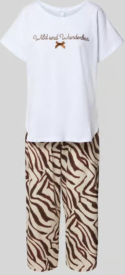 LOUIS & LOUISA Pyjama met stitching model 'Wild und Wunderbar' - Foto 2