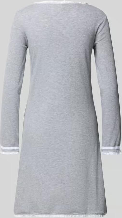 LOUIS & LOUISA Regular fit nachthemd met statementstitching model 'Kuscheln'