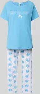 LOUIS & LOUISA regular fit pyjama met strikdetail