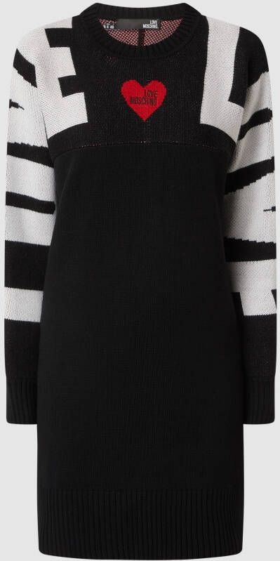 Love Moschino Gebreide jurk van wolmix