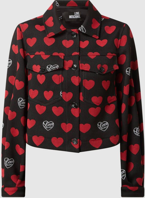Love Moschino Jack met hartjesmotief