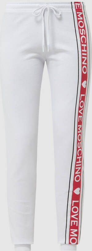 Love Moschino Sweatbroek met logostrepen