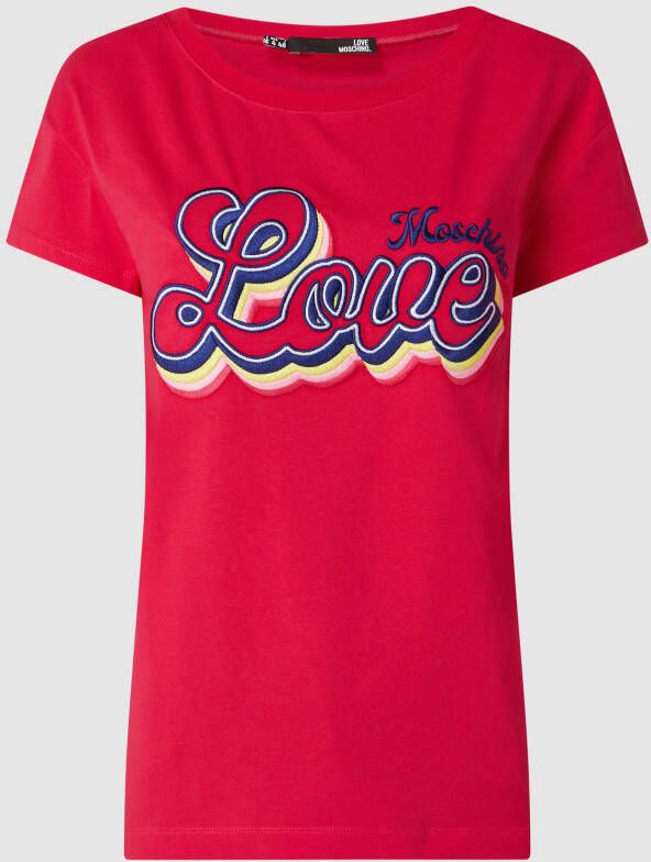 Love Moschino T-shirt met logo
