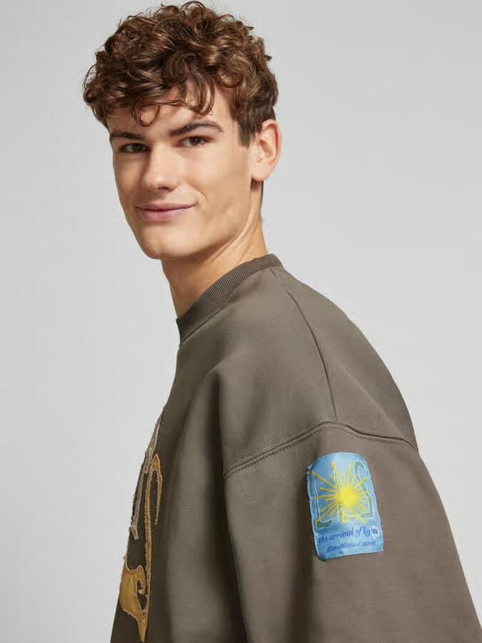 Low Lights Studios Oversized sweatshirt met labeldetail