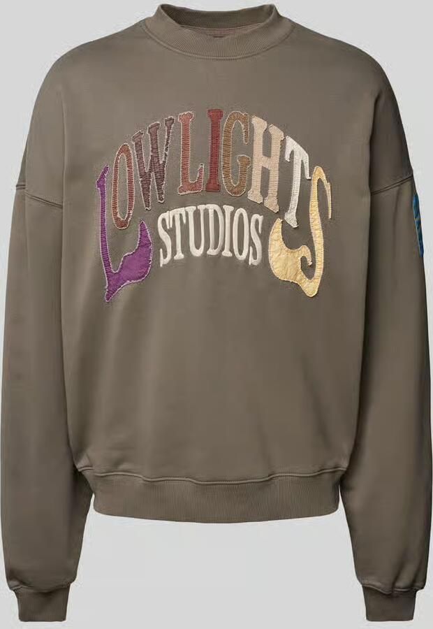 Low Lights Studios Oversized sweatshirt met labeldetail - Foto 2