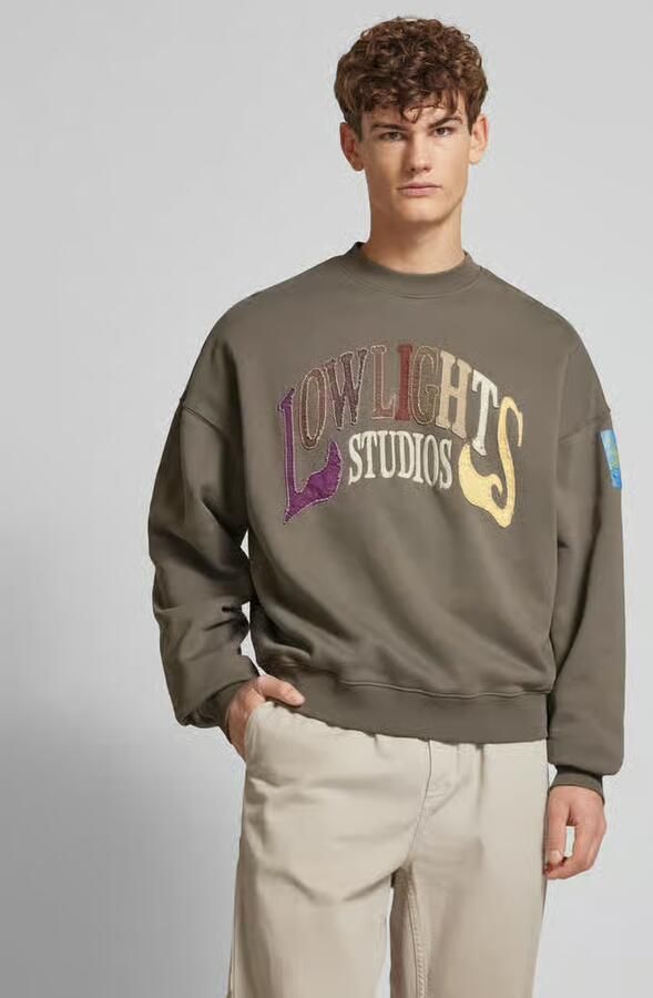 Low Lights Studios Oversized sweatshirt met labeldetail - Foto 4