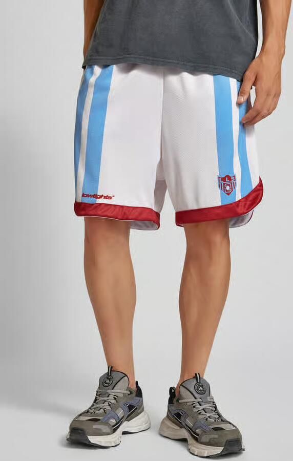 Low Lights Studios Sweatshorts met labeldetails model 'SEVENTY SEVEN'' - Foto 4