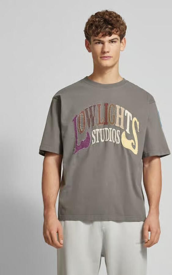 Low Lights Studios T-shirt met labelpatch model 'SPARKLE' - Foto 2