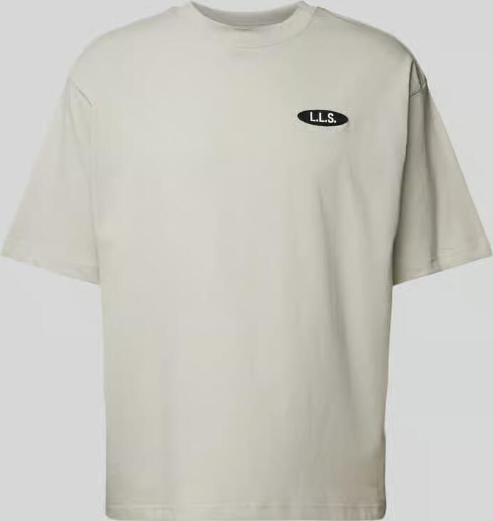 Low Lights Studios T-shirt met labelprint model 'REPRESENTATION' - Foto 2