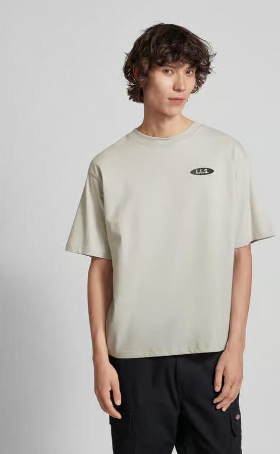 Low Lights Studios T-shirt met labelprint model 'REPRESENTATION' - Foto 4