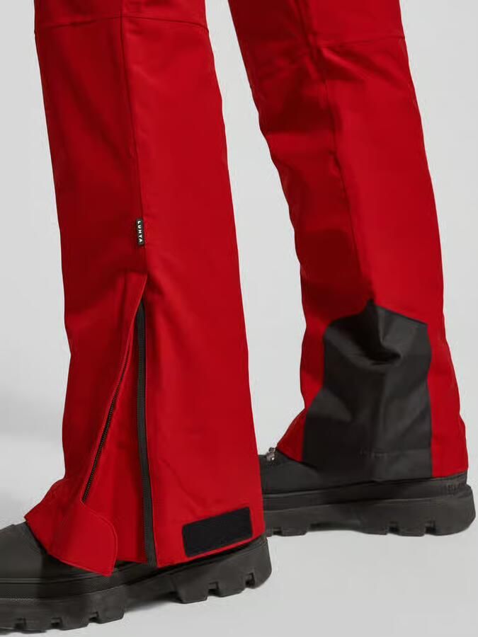 LUHTA Flared stoffen broek met ritszakken model 'KUMPULA'