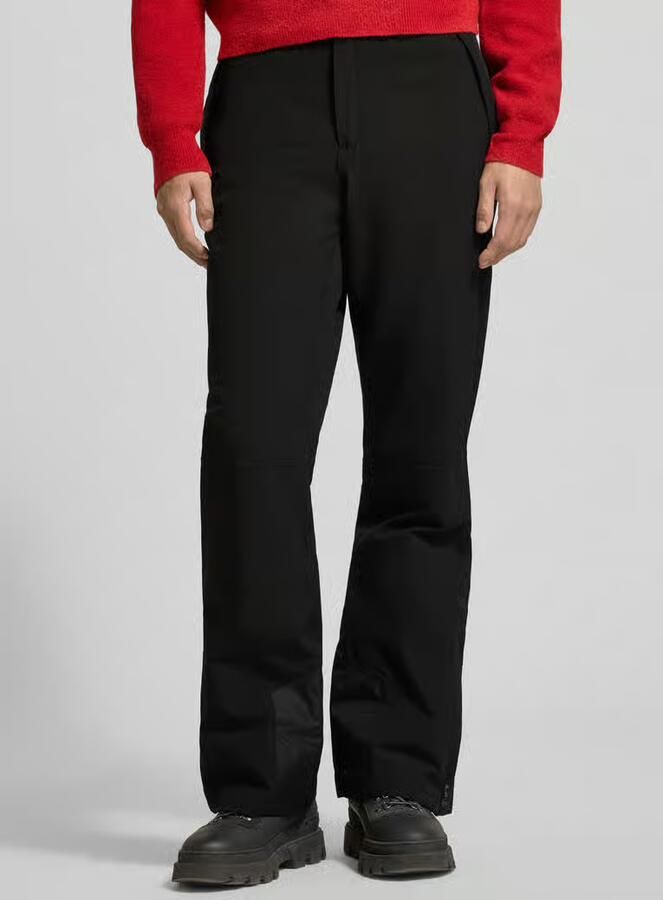 LUHTA Flared stoffen broek met ritszakken model 'KUMPULA'