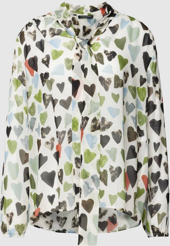 LUISA CERANO Blouse met sjaal