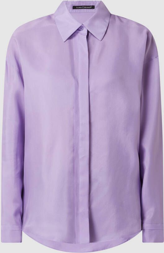 LUISA CERANO Blouse van zijde