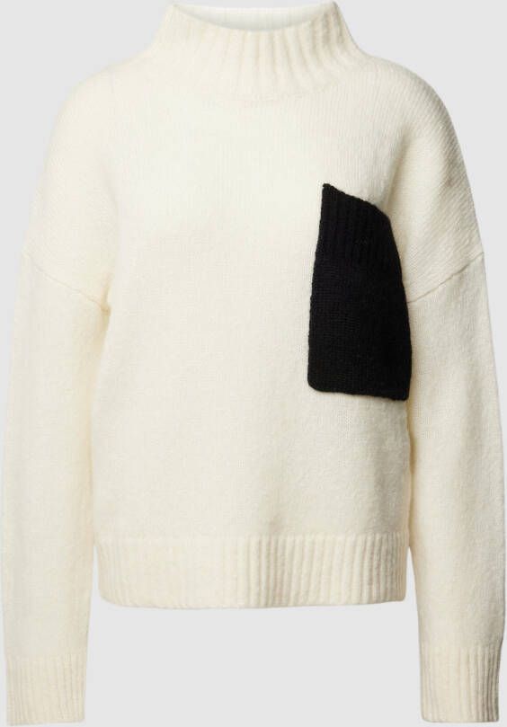 LUISA CERANO Gebreide pullover met opstaande kraag