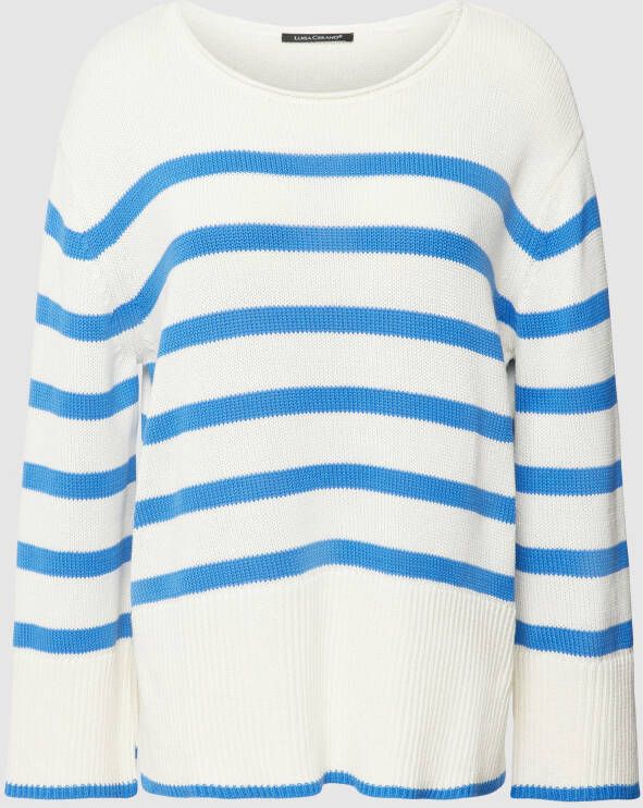 LUISA CERANO Gebreide pullover met streepmotief