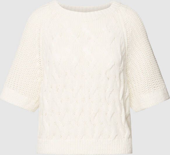 LUISA CERANO Gebreide pullover met structuurmotief