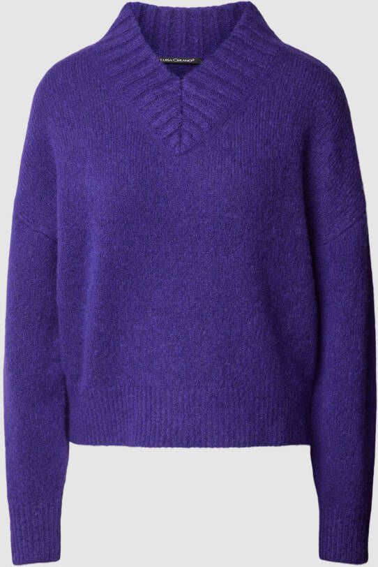 LUISA CERANO Gebreide pullover met V-hals