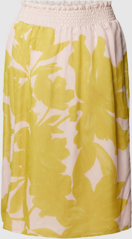 LUISA CERANO Knielange rok met all-over print