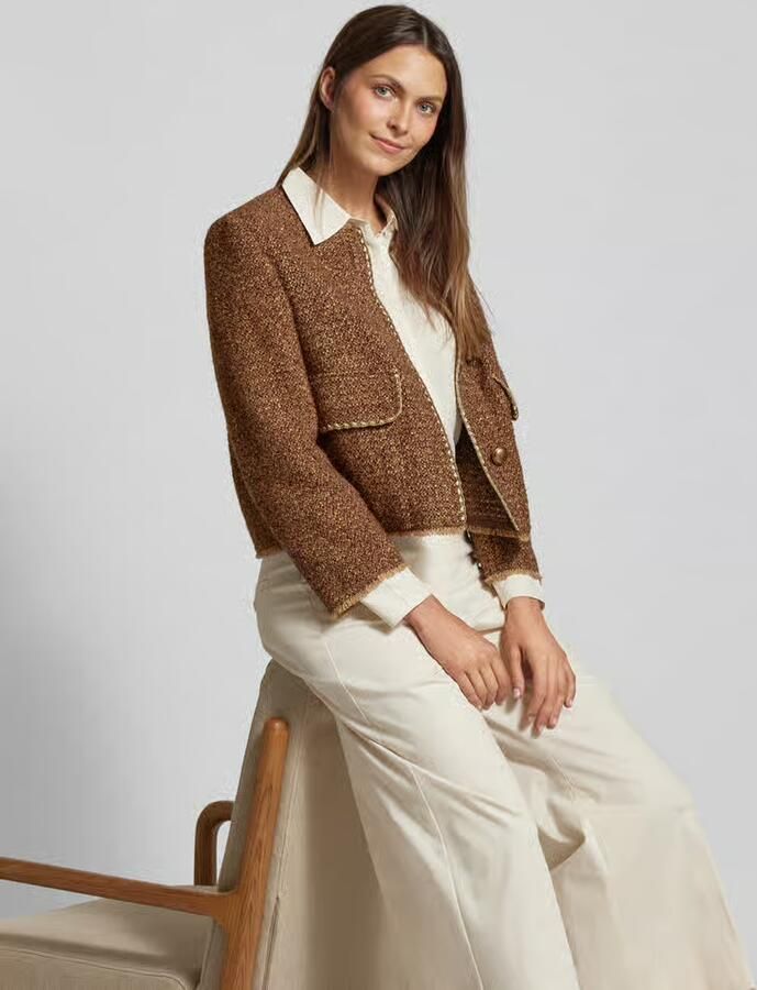 LUISA CERANO Blazer met klepzakken - Foto 2