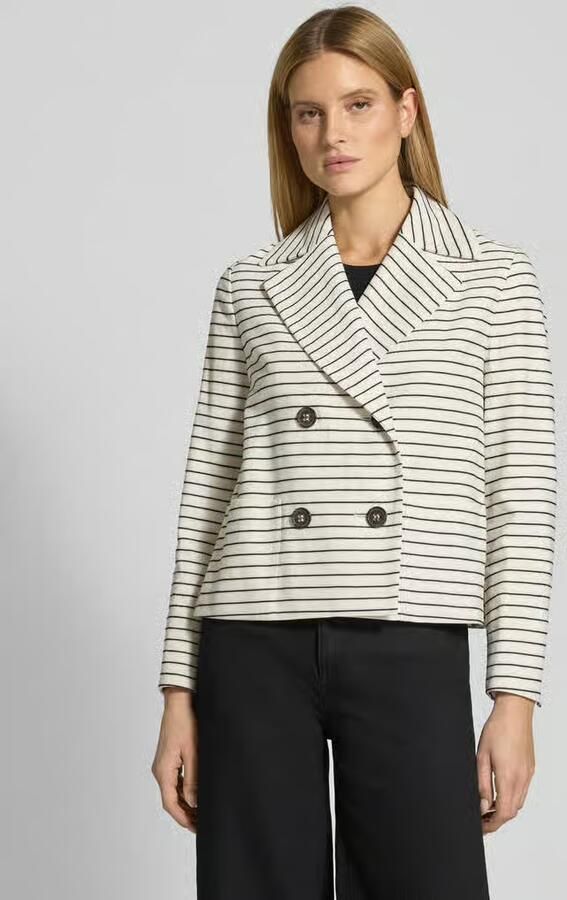 LUISA CERANO Blazer met reverskraag en paspelzakken - Foto 4