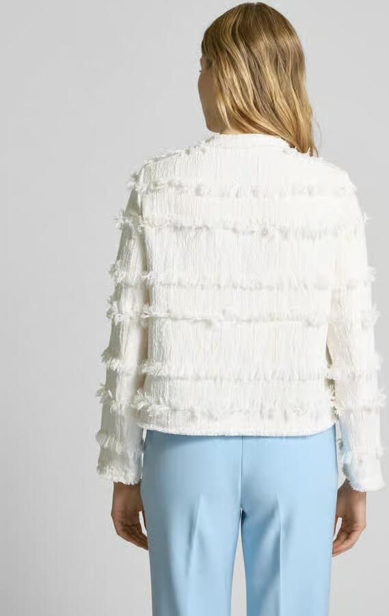 LUISA CERANO Blazer met structuurmotief