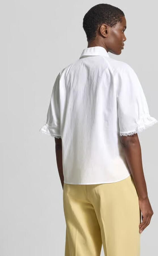 LUISA CERANO Blouse met 1 2-mouwen en overhemdkraag