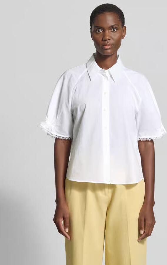 LUISA CERANO Blouse met 1 2-mouwen en overhemdkraag - Foto 2
