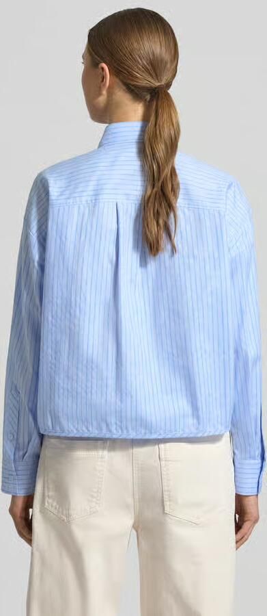 LUISA CERANO Blouse met ruches en borstzak - Foto 3