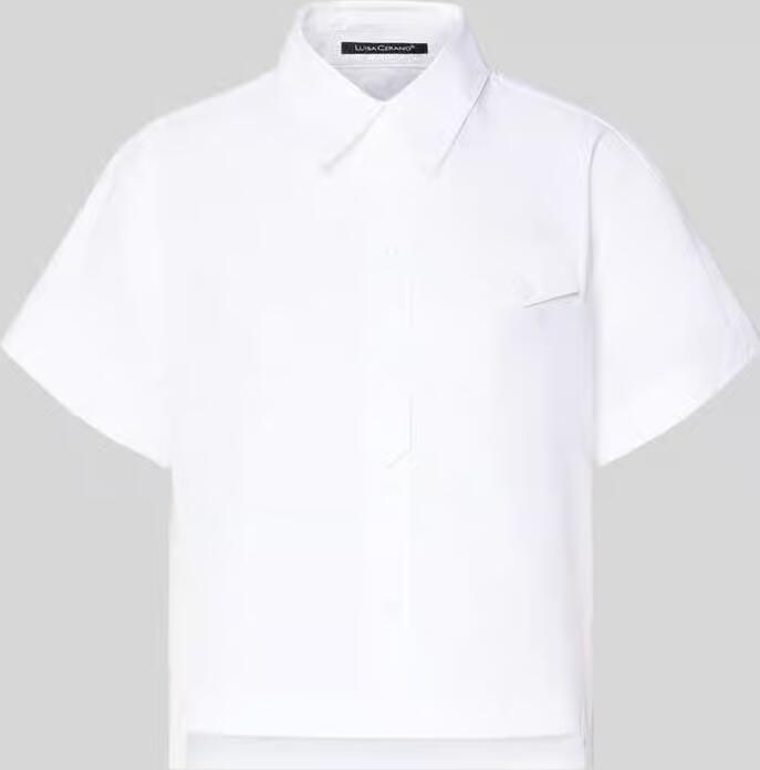 LUISA CERANO boxy fit blouse met borstzak - Foto 2