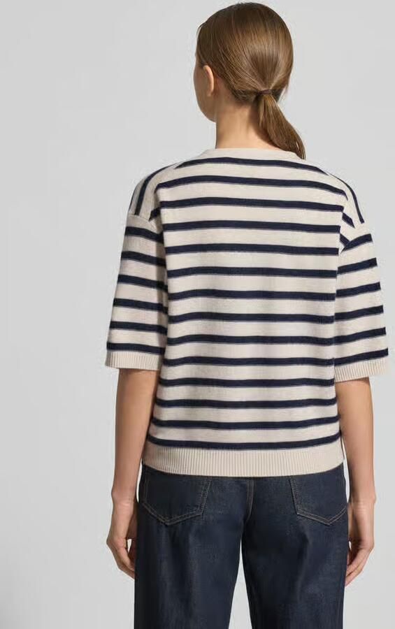 LUISA CERANO Cardigan van wol-kasjmiermix met 1 2-mouw - Foto 2