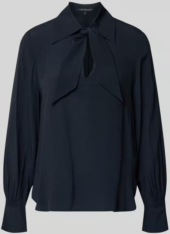 LUISA CERANO Comfortabele blouse met druppelvormige hals