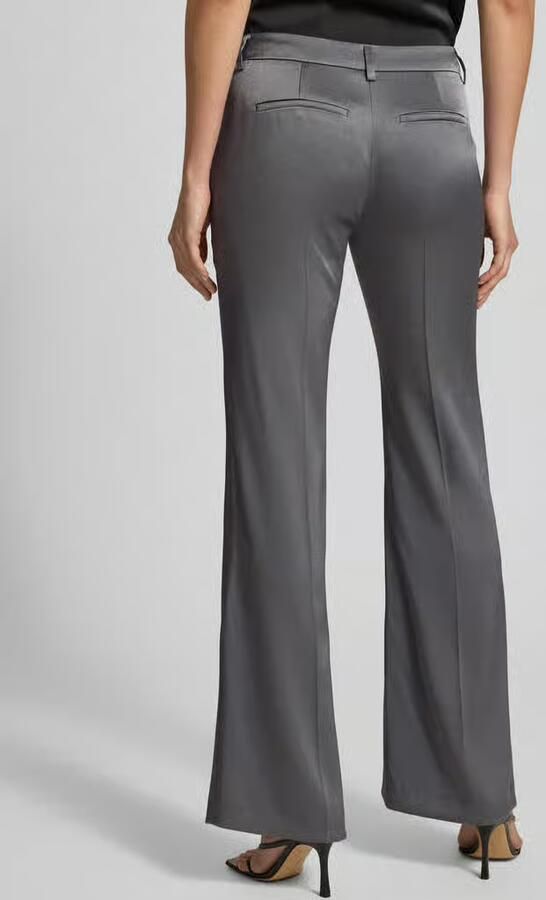 LUISA CERANO Flared stoffen broek met bandplooien - Foto 2
