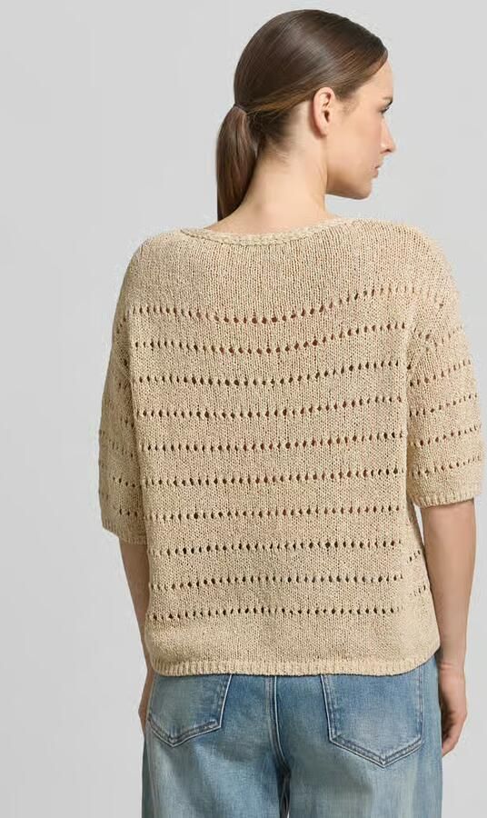 LUISA CERANO Gebreide pullover met 1 2-mouwen - Foto 3