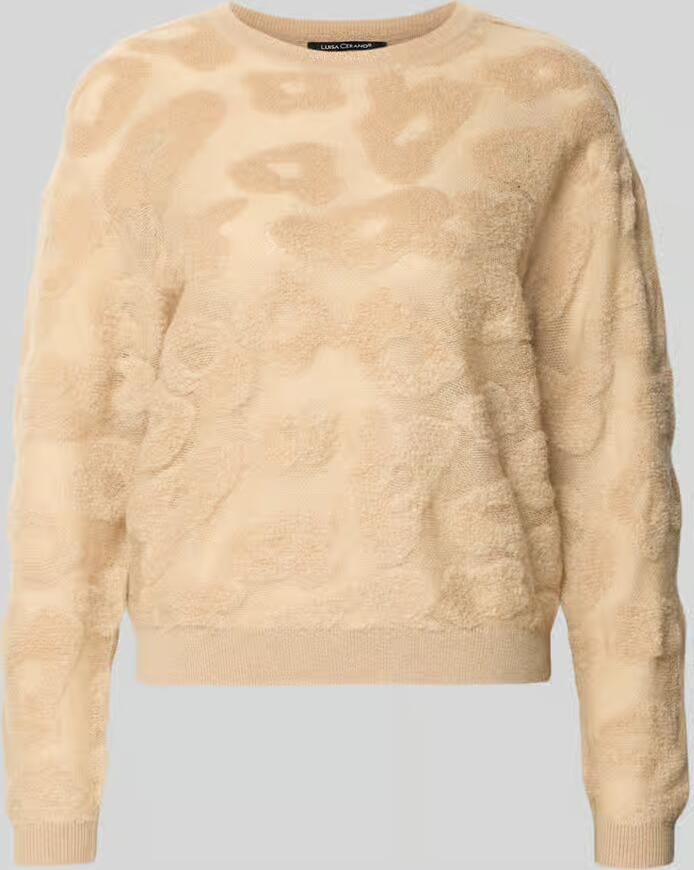 LUISA CERANO Gebreide pullover met ronde hals
