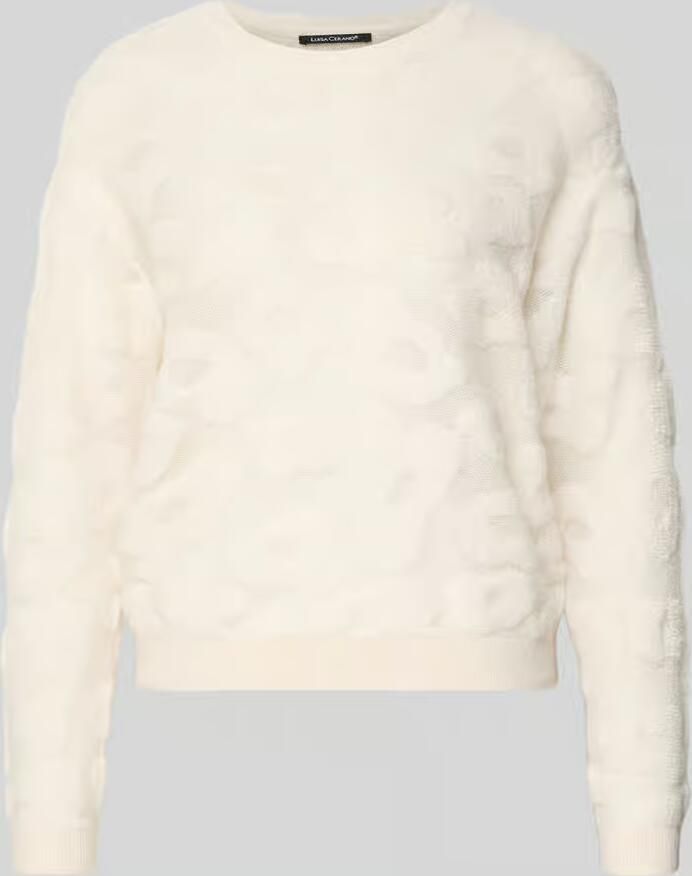 LUISA CERANO Gebreide pullover met ronde hals