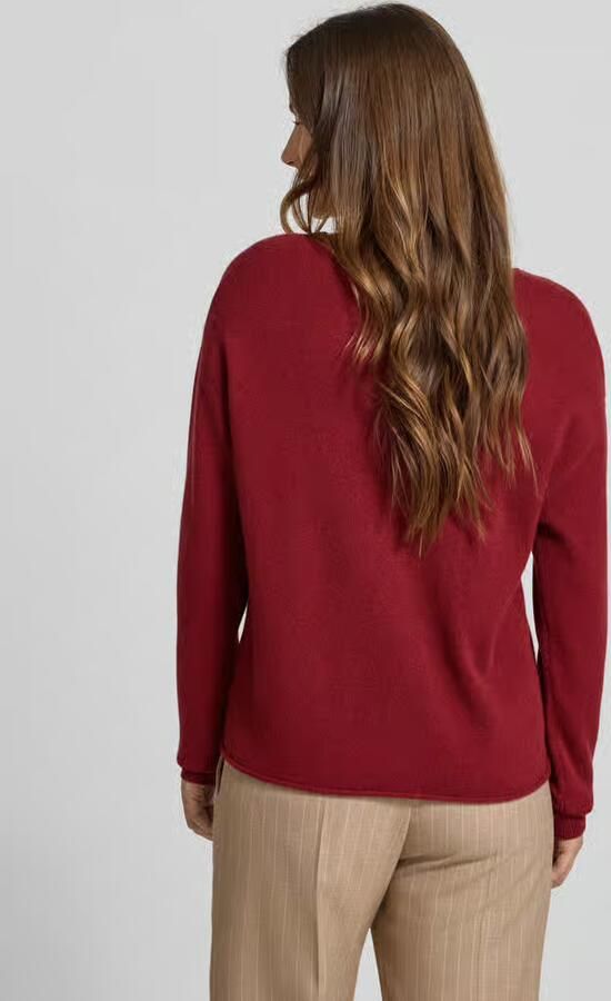 LUISA CERANO Gebreide pullover van een mix van katoen en kasjmier