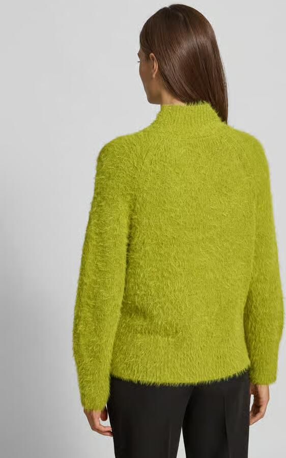 LUISA CERANO Gebreide pullover van wolmix met opstaande kraag