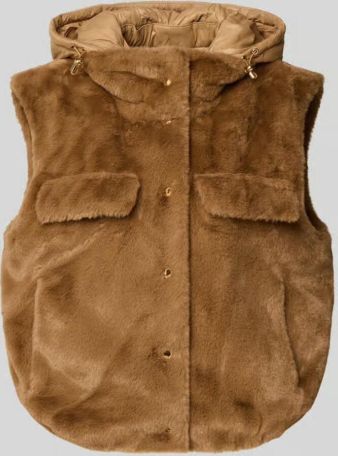 LUISA CERANO Gilet met imitatiebont - Foto 2