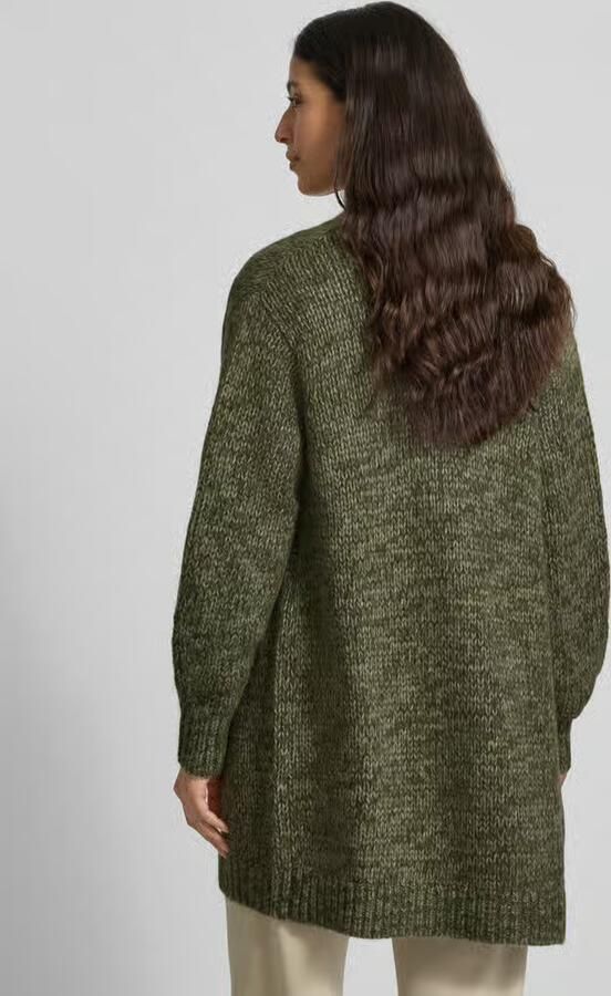 LUISA CERANO Lange cardigan met alpaca-gehalte